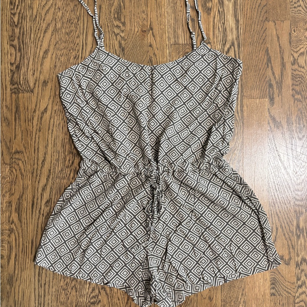 Fossil Geometric Drawstring Romper